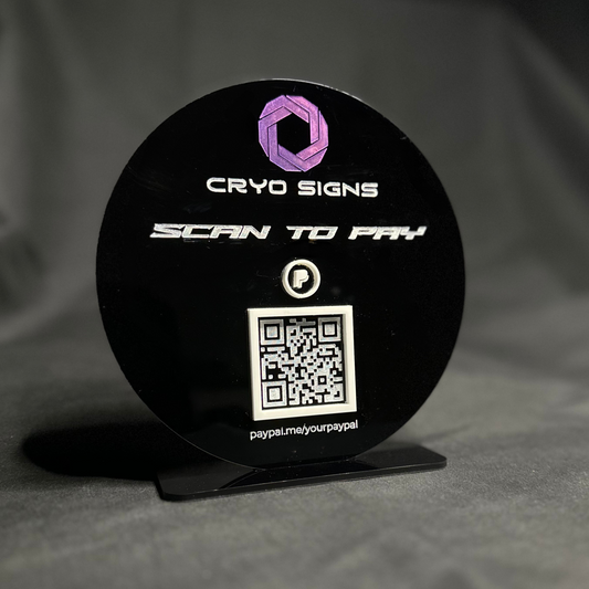 1 QR Code Sign