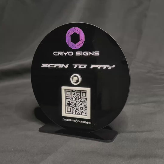 1 QR Code Sign Video